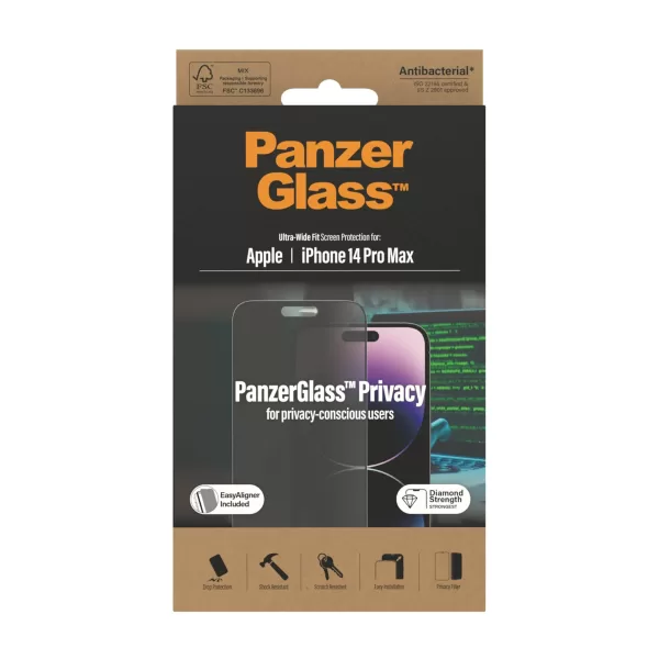 PanzerGlass iPhone 14 Pro Max UWF Hayalet Cam Ekran Koruyucu - Görsel 4