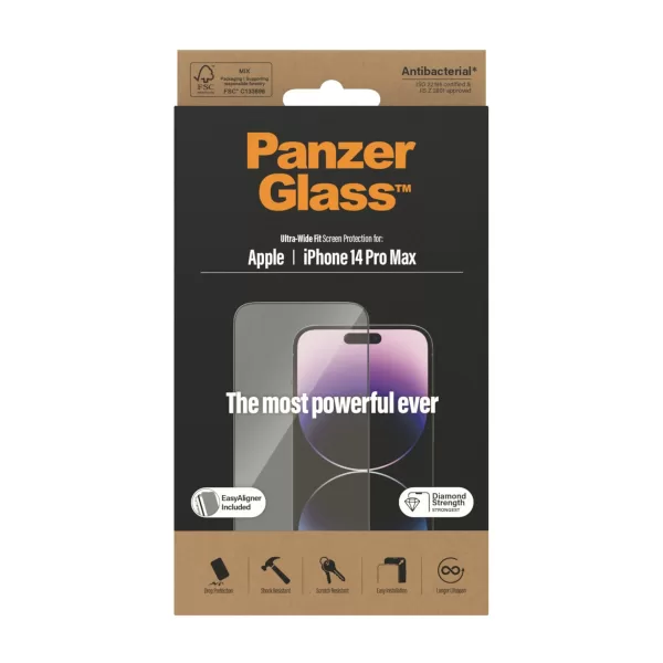 PanzerGlass iPhone 14 Pro Max UWF Şeffaf Cam Ekran Koruyucu - Görsel 4